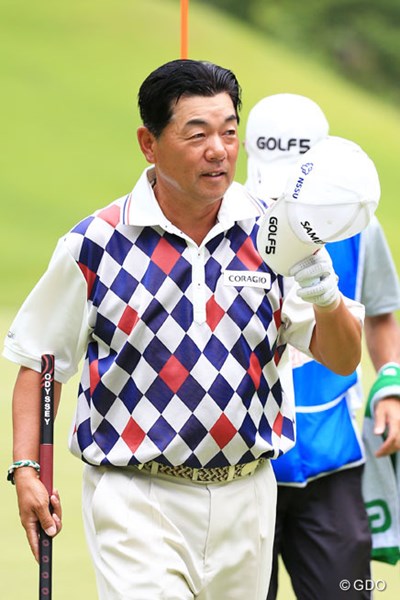 2014年 日本プロゴルフ選手権大会 日清カップヌードル杯 2日目 室田淳 惜しかった、もうほんの少しでホールインワン