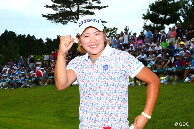 2014年 ヨネックスレディス 最終日 成田美寿々