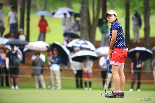 強気が過ぎた？ 勝みなみはパットに苦戦