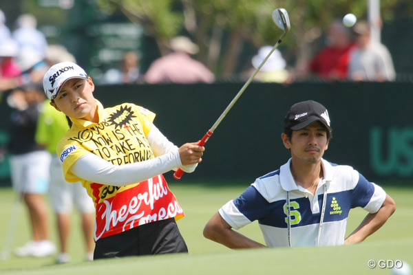 夫婦で臨む初メジャー 横峯さくらのOKラインともう一つのライン
