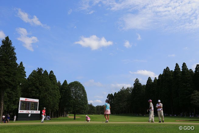 2014年 ニチレイレディス 初日 青空