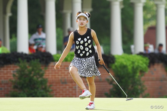 「ゴルフ命！」ですか？予選通過はならなかったが、十分な可能性を秘めた少女だ 2014年 全米女子オープン 2日目 ルーシー・リー