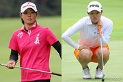 2014年 日本女子アマチュアゴルフ選手権 準決勝 蛭田みな美（左）＆佐藤耀穂