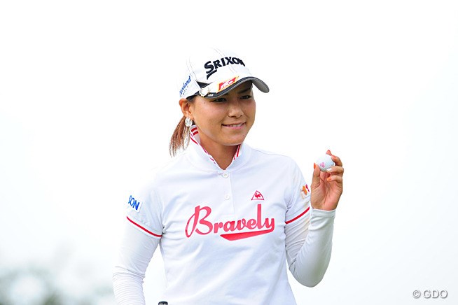 2014年 日医工女子オープン 初日 横峯さくら