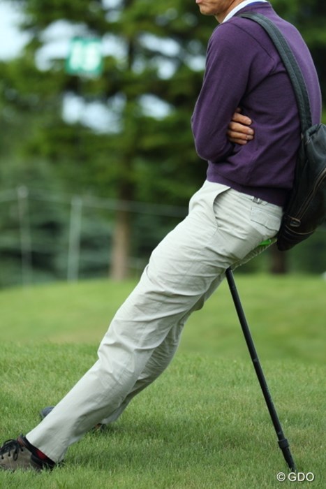 お尻からビームが出ています。 2014年 長嶋茂雄 INVITATIONAL セガサミーカップゴルフトーナメント 2日目 ギャラリー