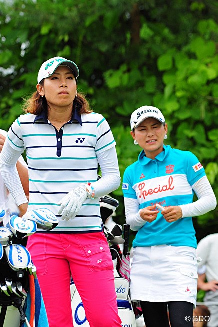 2014年 日医工女子オープン 2日目 若林舞衣子 横峯さくら