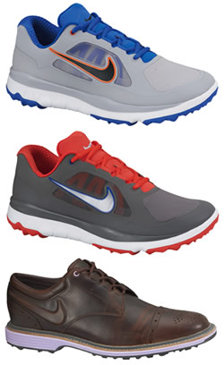 NIKE ナイキ ゴルフシューズ グレー×イエロー 628536-100 ルナ