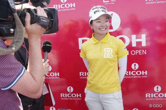 2014年 全英リコー女子オープン 初日 上原彩子