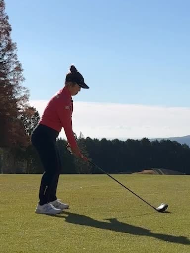 山下美夢有 スイング動画 2023年 ドライバー後方｜GDO ゴルフ