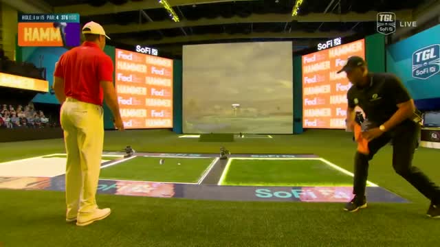 2025年 TGL第2戦 ロサンゼルスGC × ジュピターリンクスGC タイガー・ウッズがいきなりハンマー！