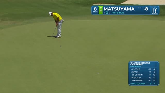 2026年 チャールズ・シュワブチャレンジ 最終日 松山英樹 ハイライト