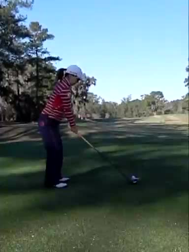 【2015年版スイング動画】宮里美香のドライバーショット