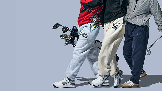 ゴルフ場でも品よく映える